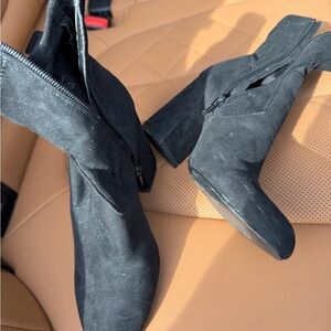 Black Suede Ankle Boots